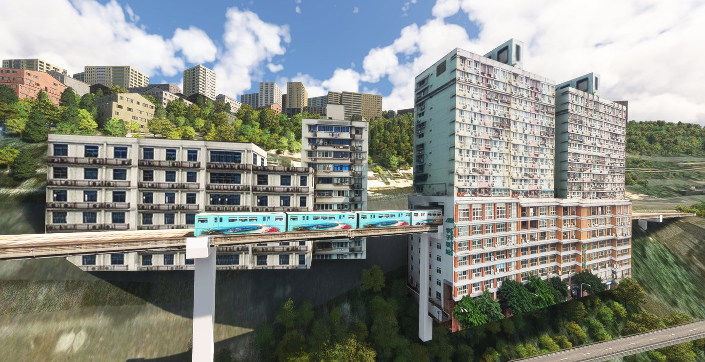 Chongqing Magic City 8D for MSFS