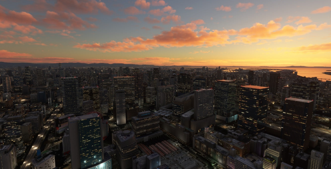 Japan Osaka City Wow for MSFS20/24