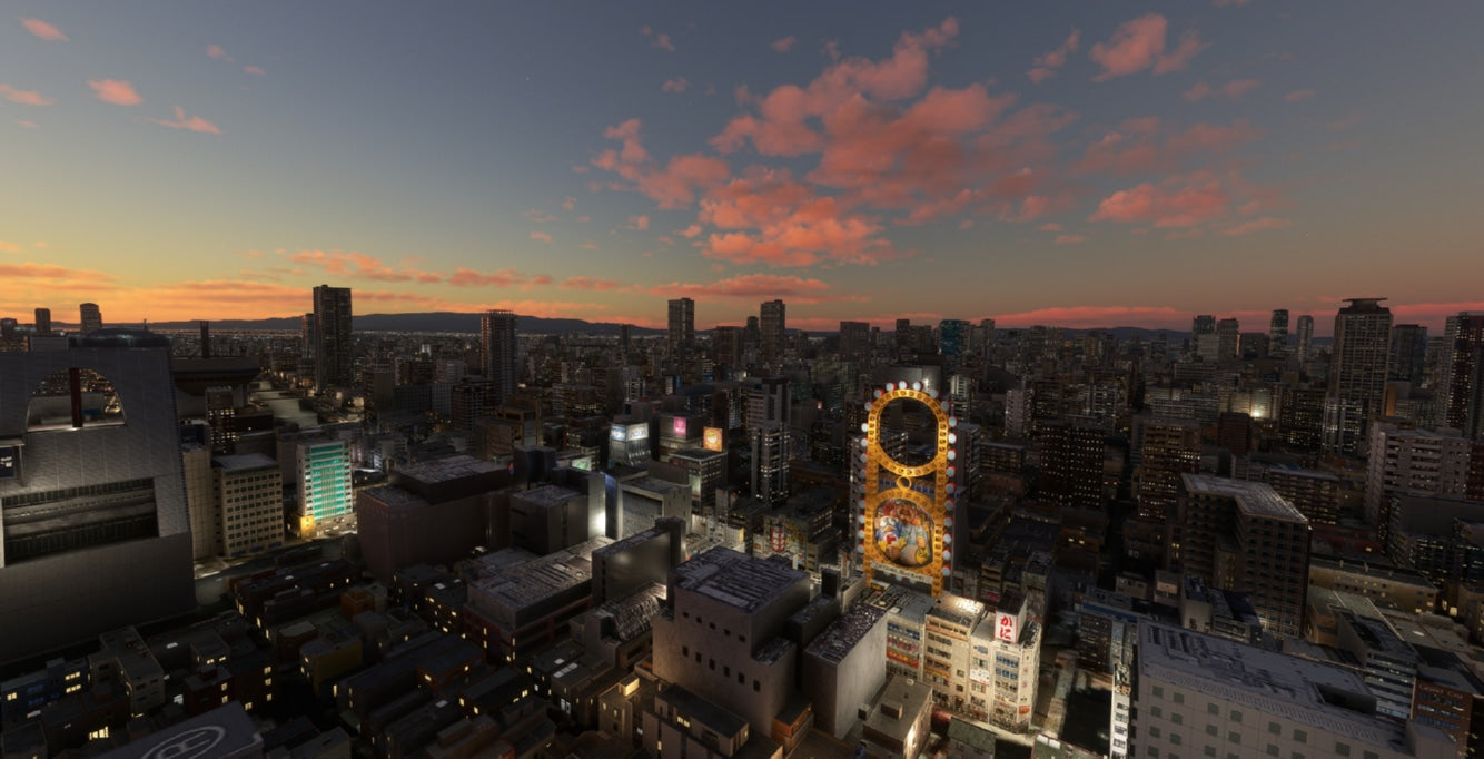 Japan Osaka City Wow for MSFS20/24