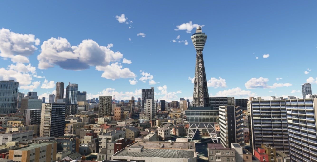 Japan Osaka City Wow for MSFS20/24