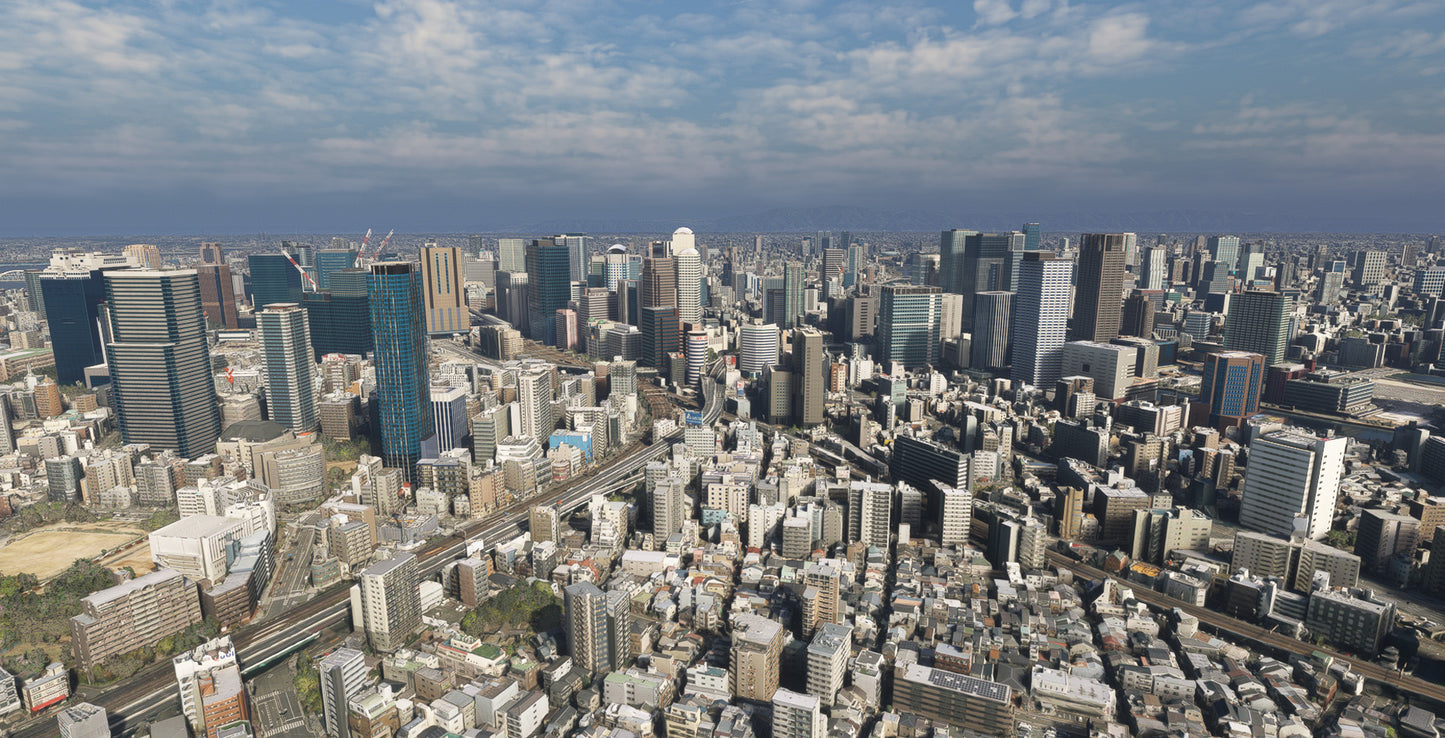 Japan Osaka City Wow for MSFS20/24