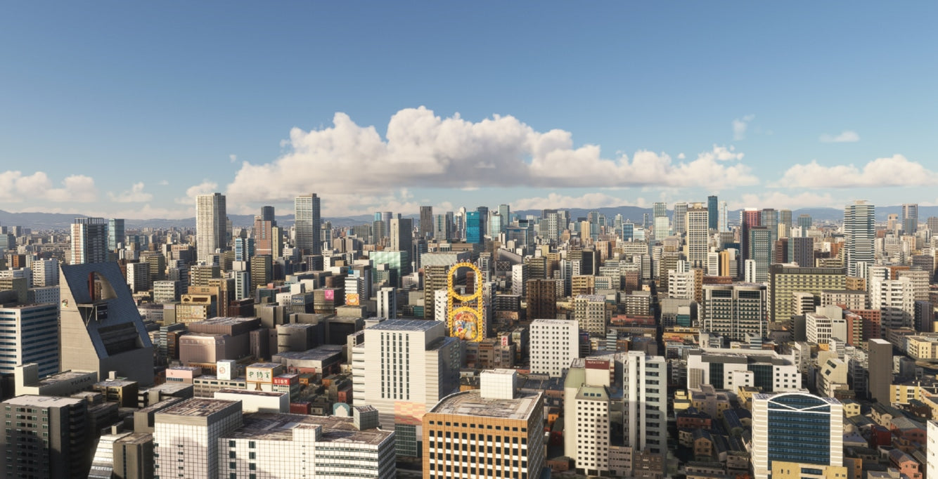 Japan Osaka City Wow for MSFS20/24