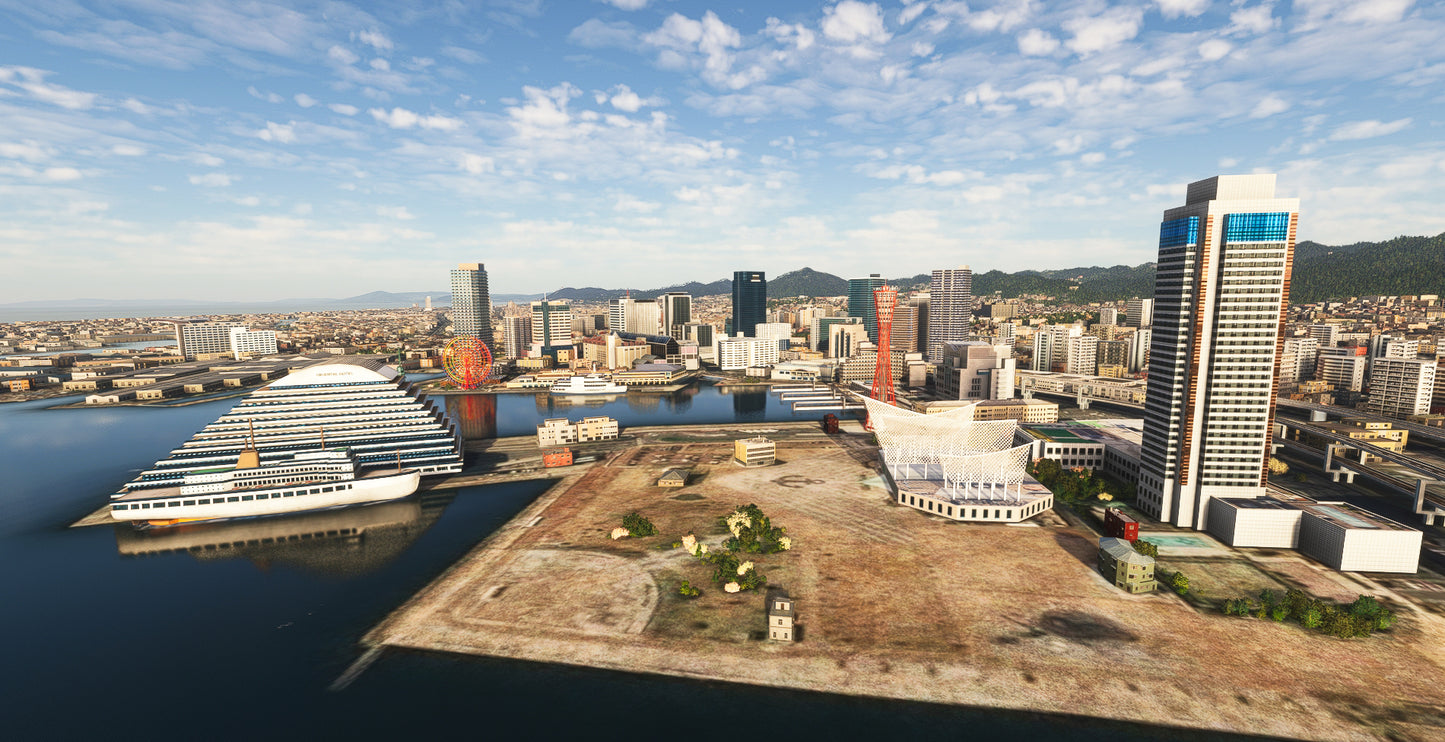 Japan Kobe Kyoto City for MSFS20/24