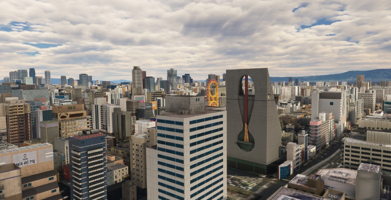 Japan Osaka City Wow for MSFS20/24