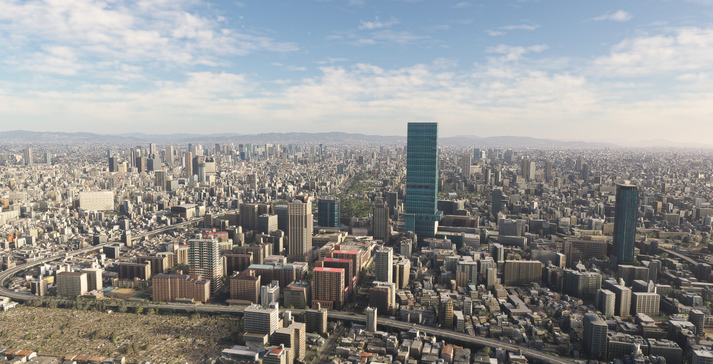 Japan Osaka City Wow for MSFS20/24