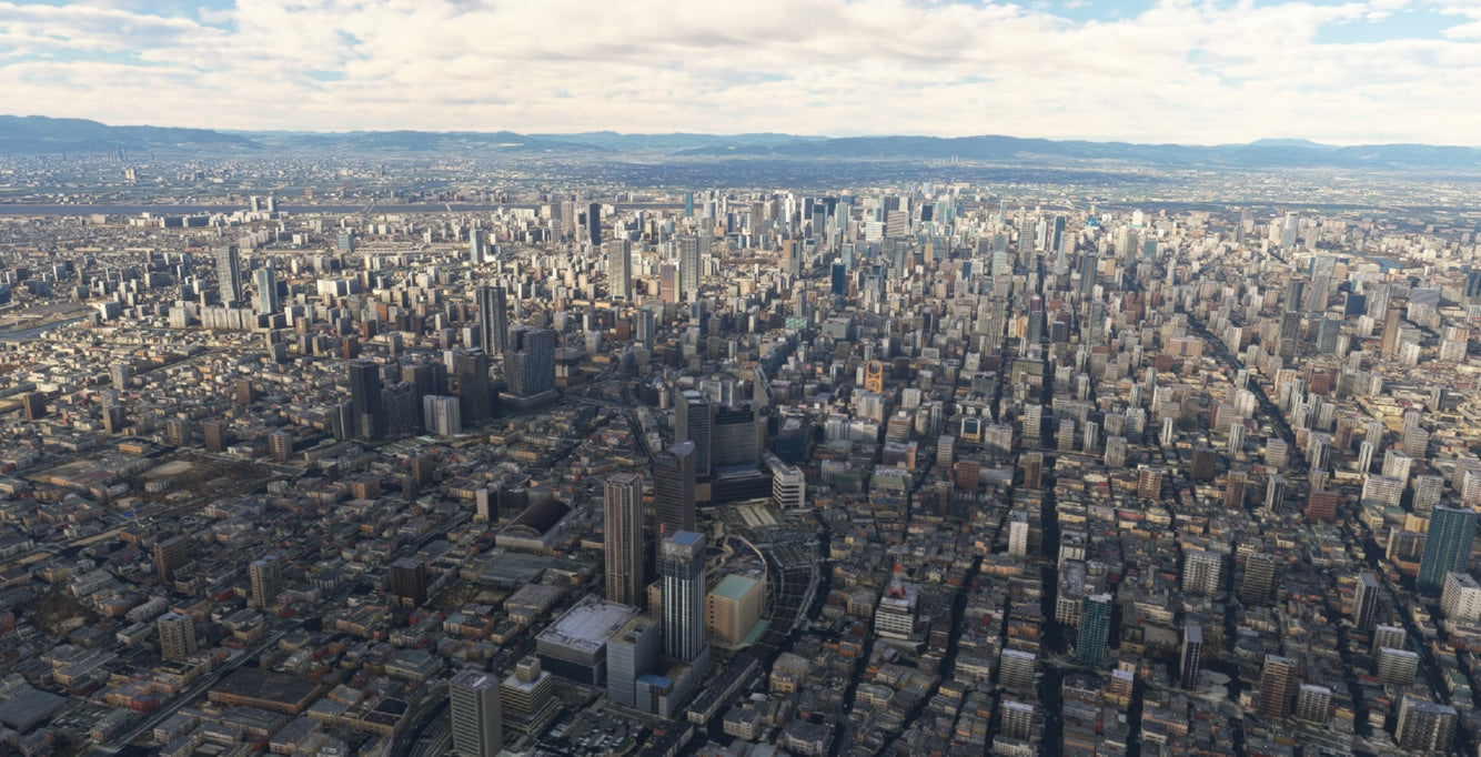Japan Osaka City Wow for MSFS20/24