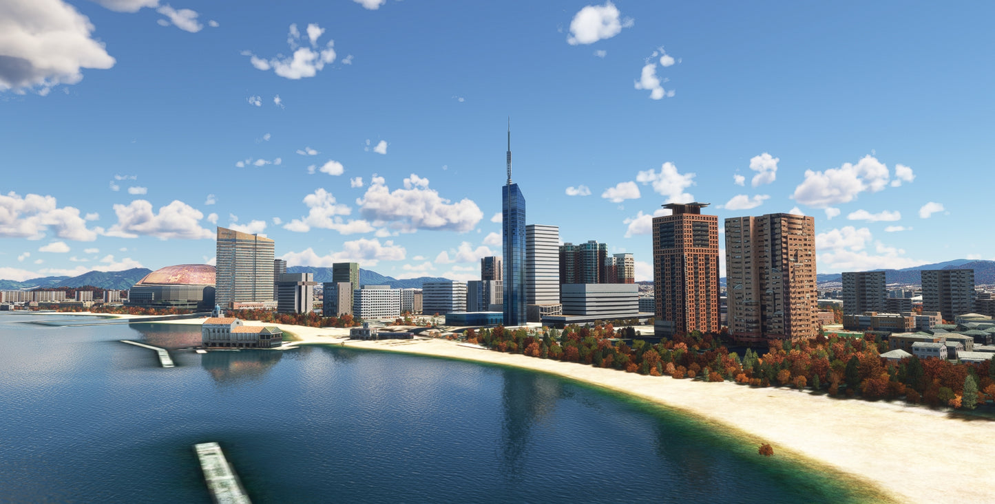 Japan Fukuoka Wow v2 for MSFS20/24