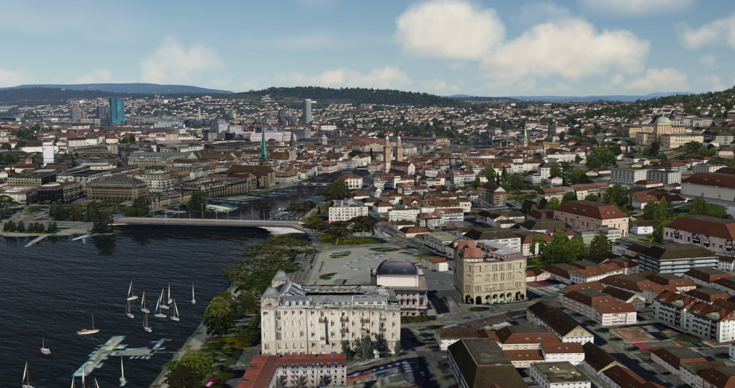Zurich RealCity X v2 for FSX and P3D