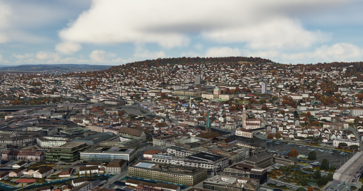 Zurich RealCity X v2 for FSX and P3D