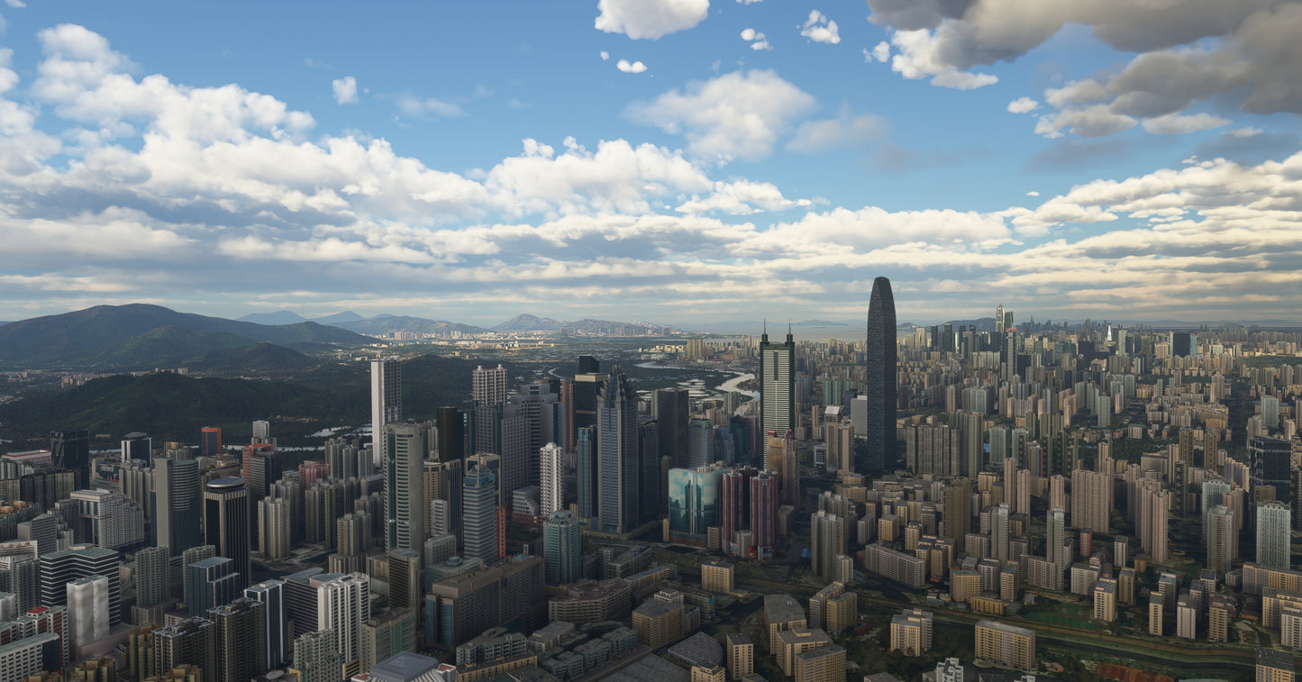 China ShenZhen City for MSFS