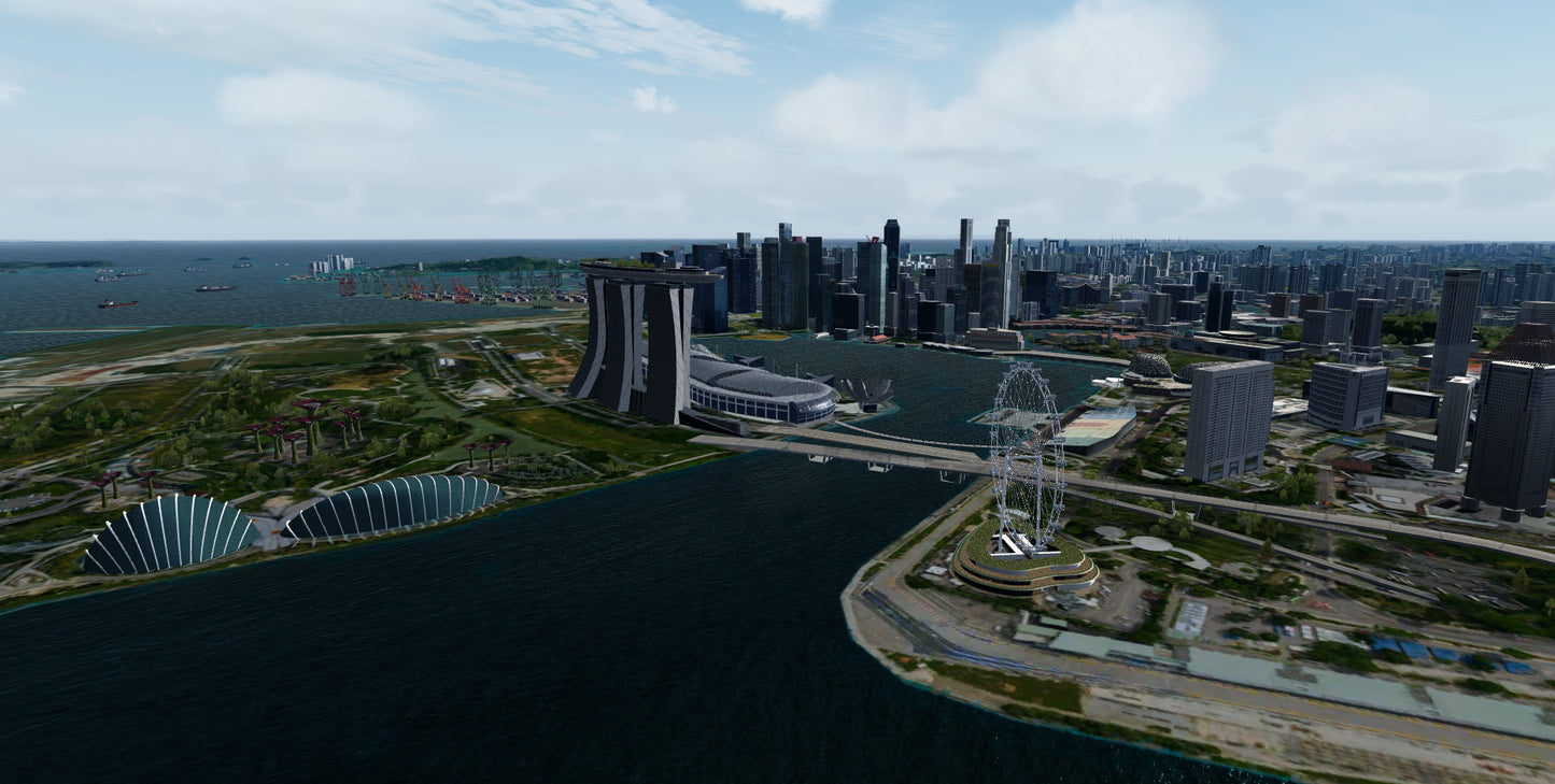 Singapore City Wow v2 for P3D
