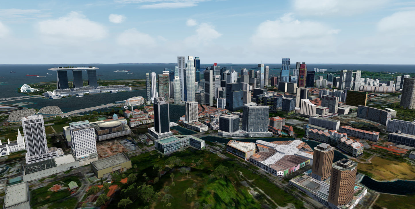 Singapore City Wow v2 for P3D