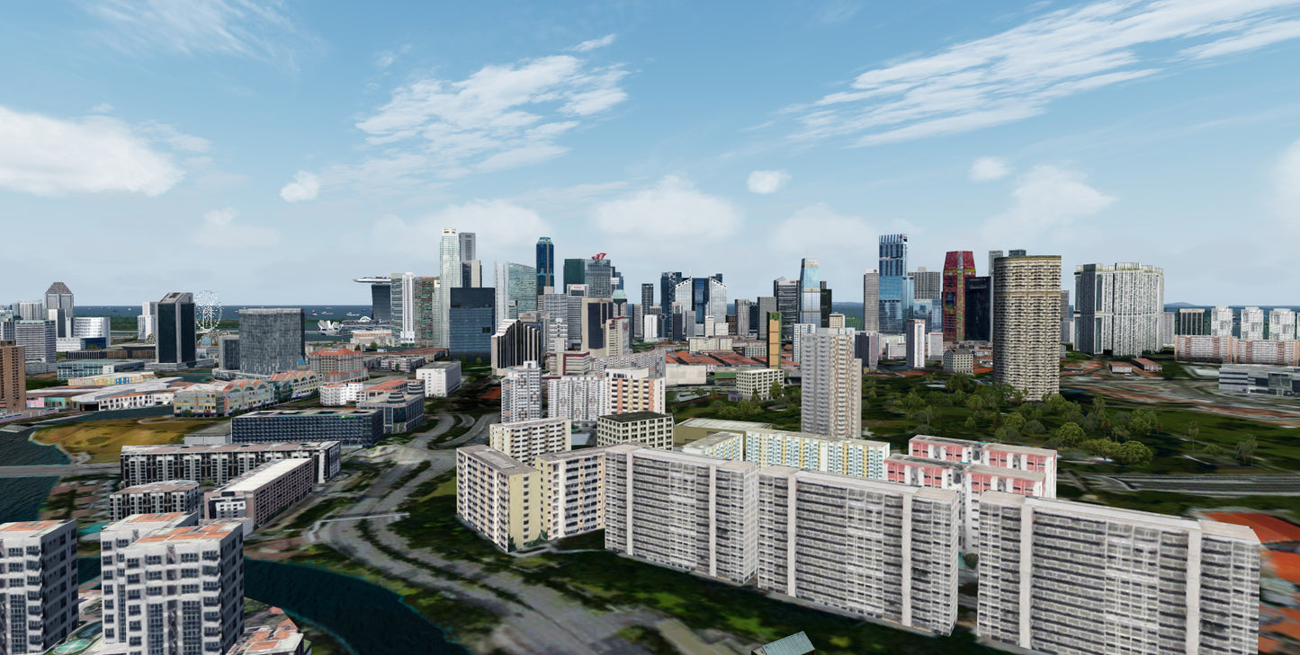 Singapore City Wow v2 for P3D