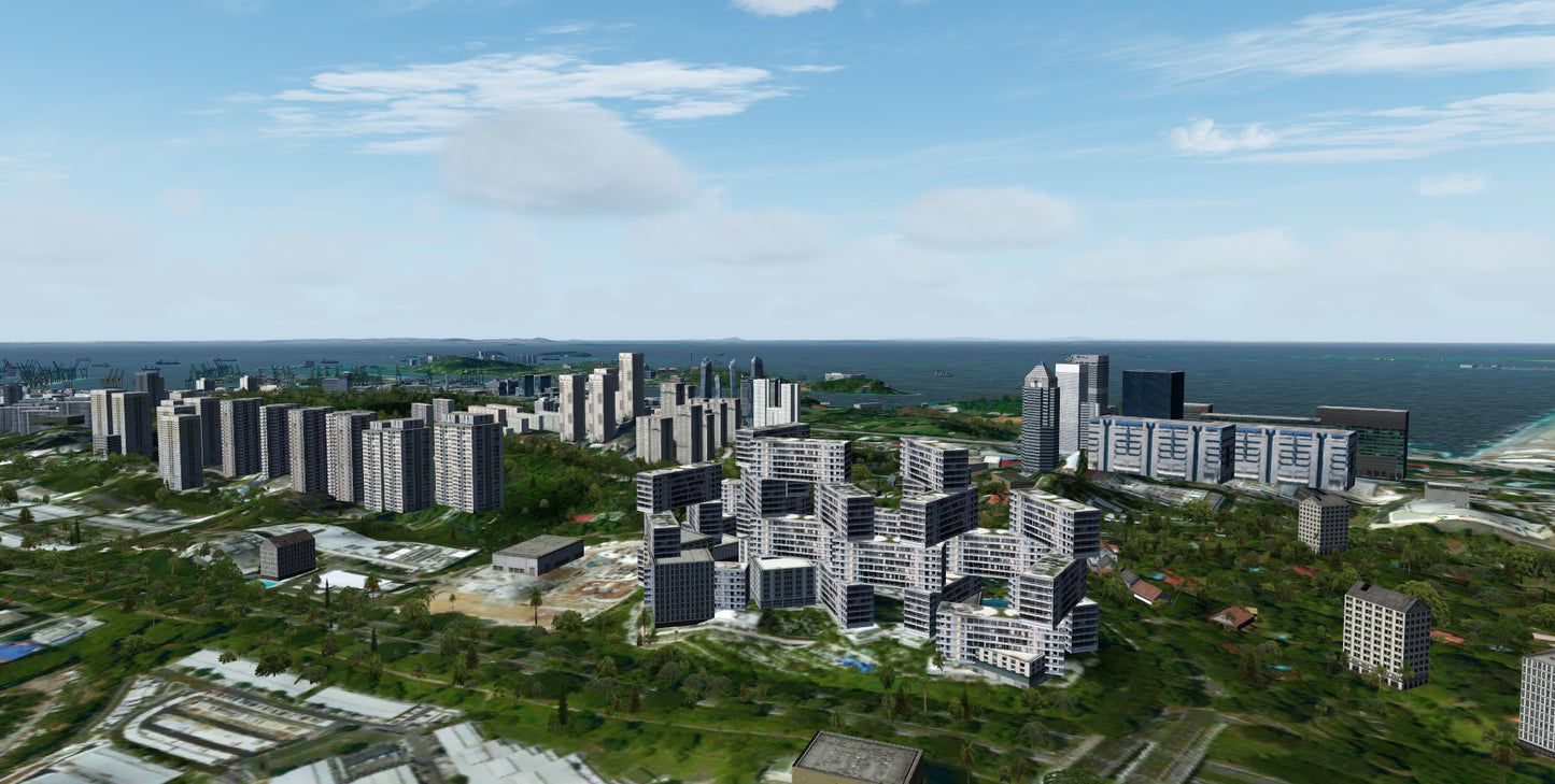Singapore City Wow v2 for P3D
