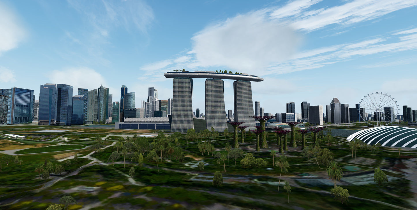 Singapore City Wow v2 for P3D