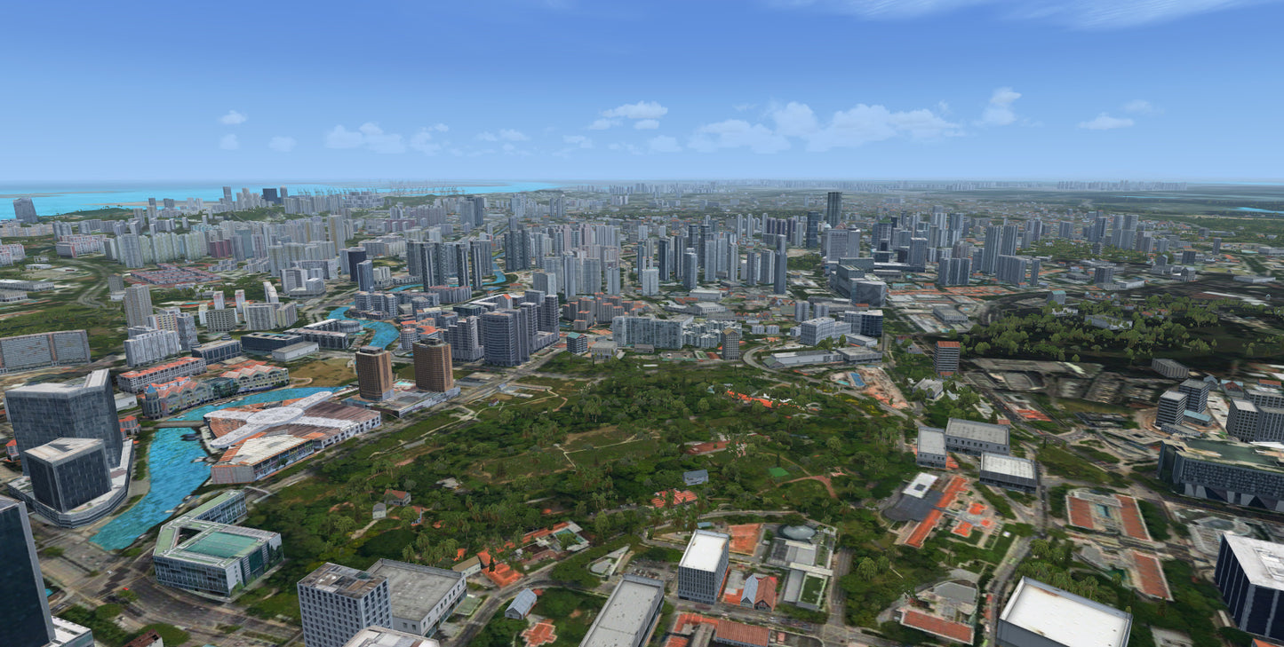 Singapore City Wow v2 for FSX
