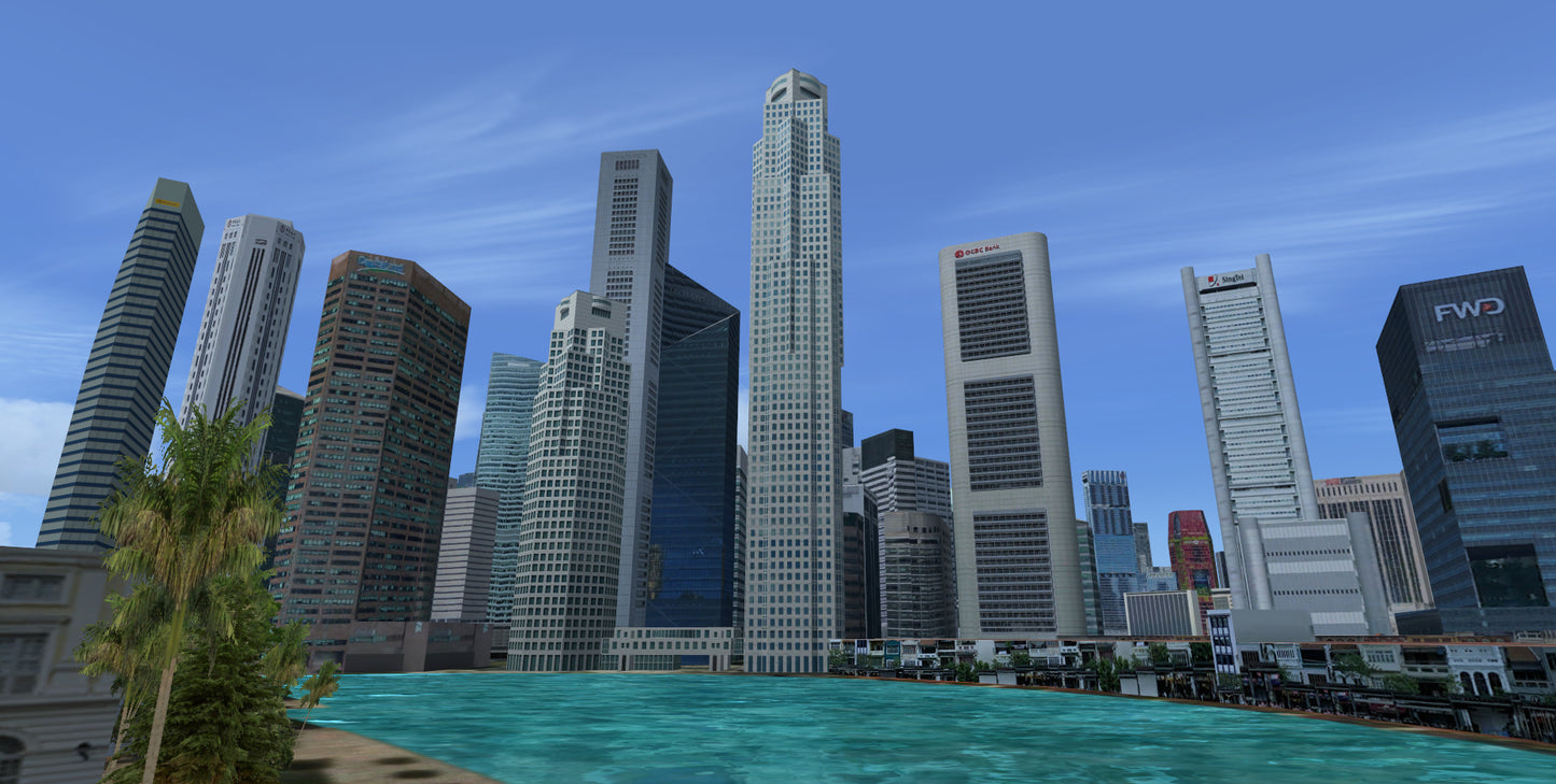 Singapore City Wow v2 for FSX