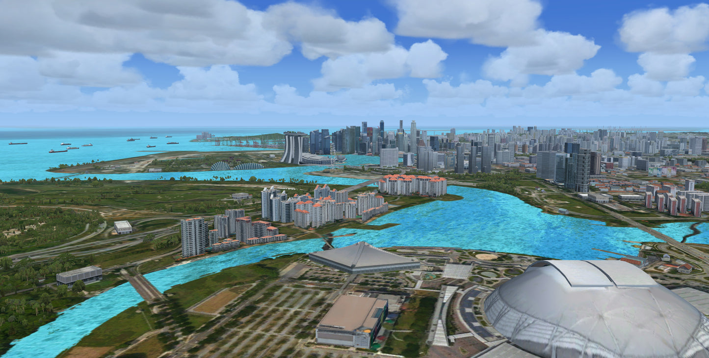 Singapore City Wow v2 for FSX