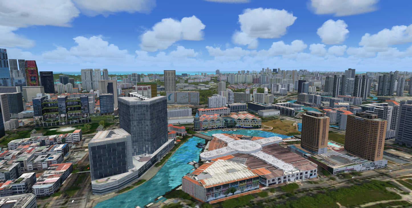 Singapore City Wow v2 for FSX
