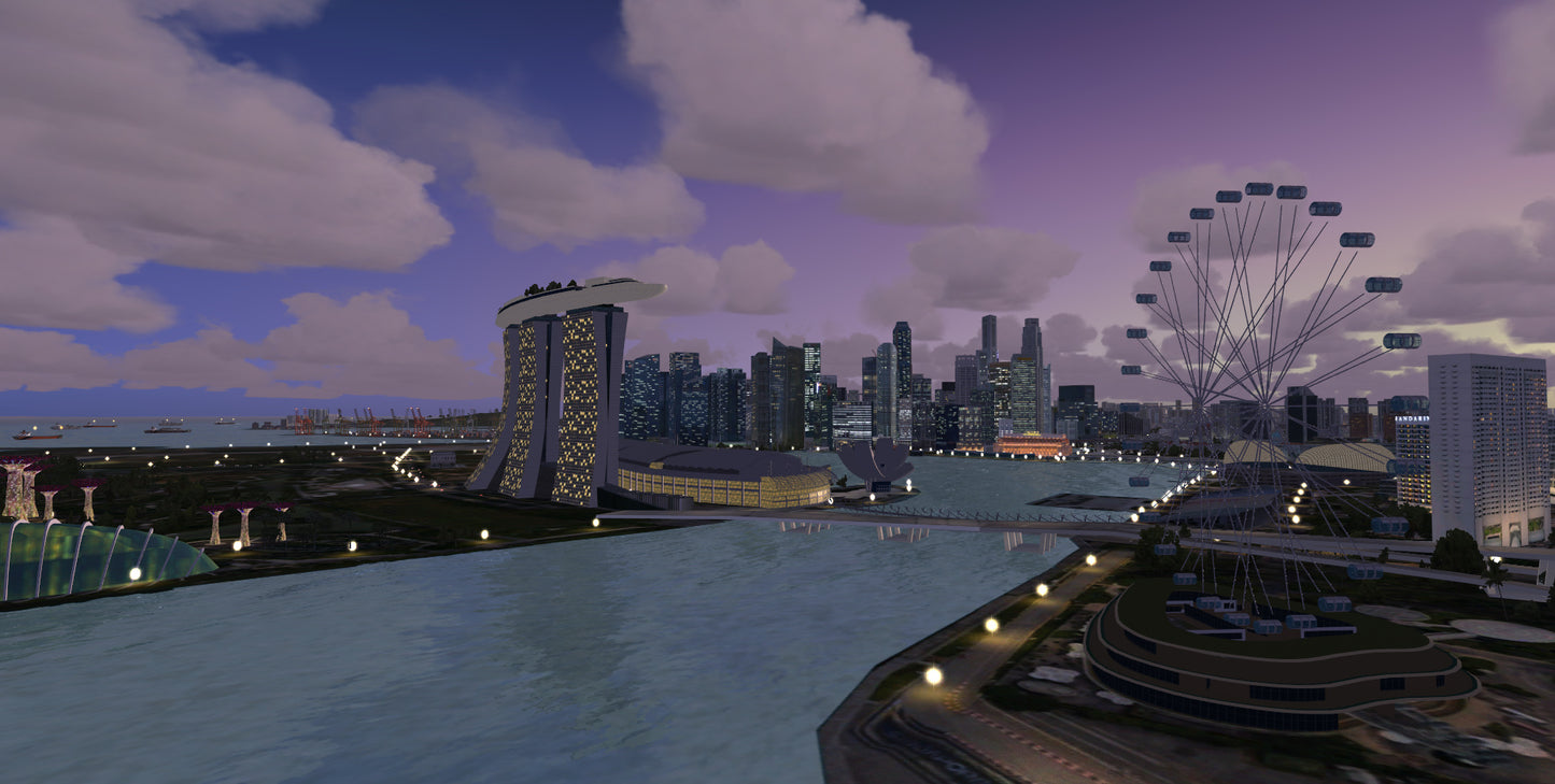 Singapore City Wow v2 for FSX