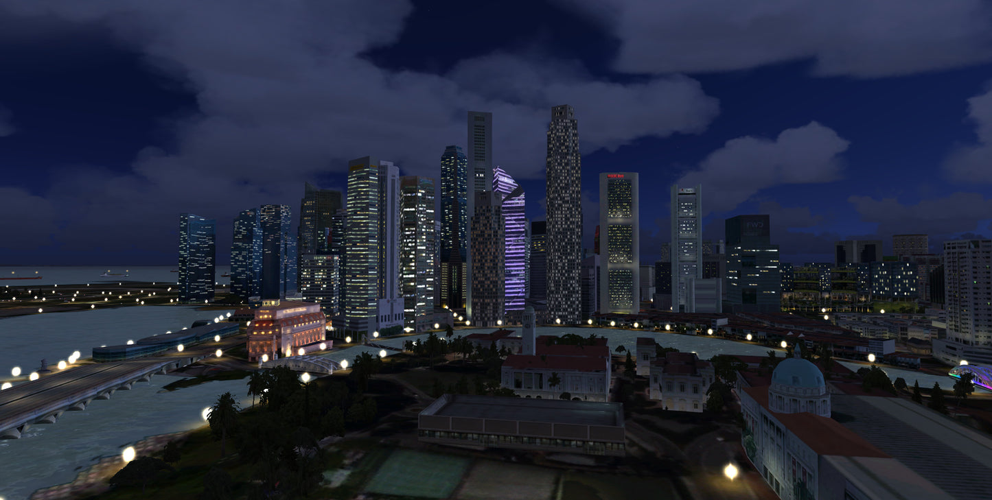 Singapore City Wow v2 for FSX