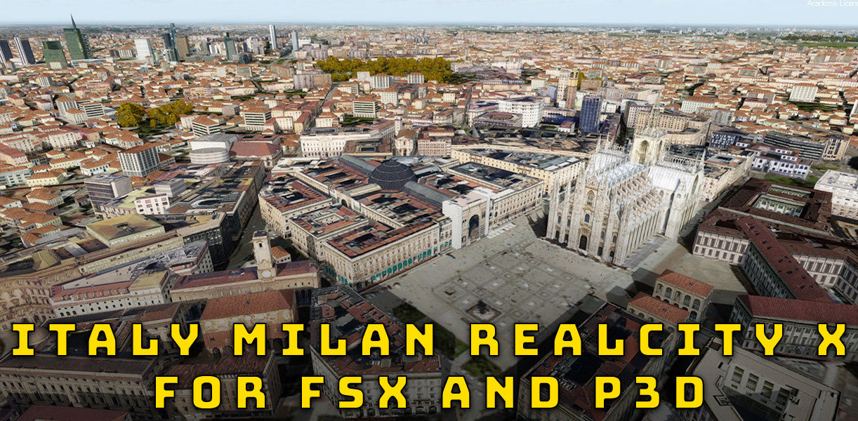 Milan RealCity X for FSX and P3D