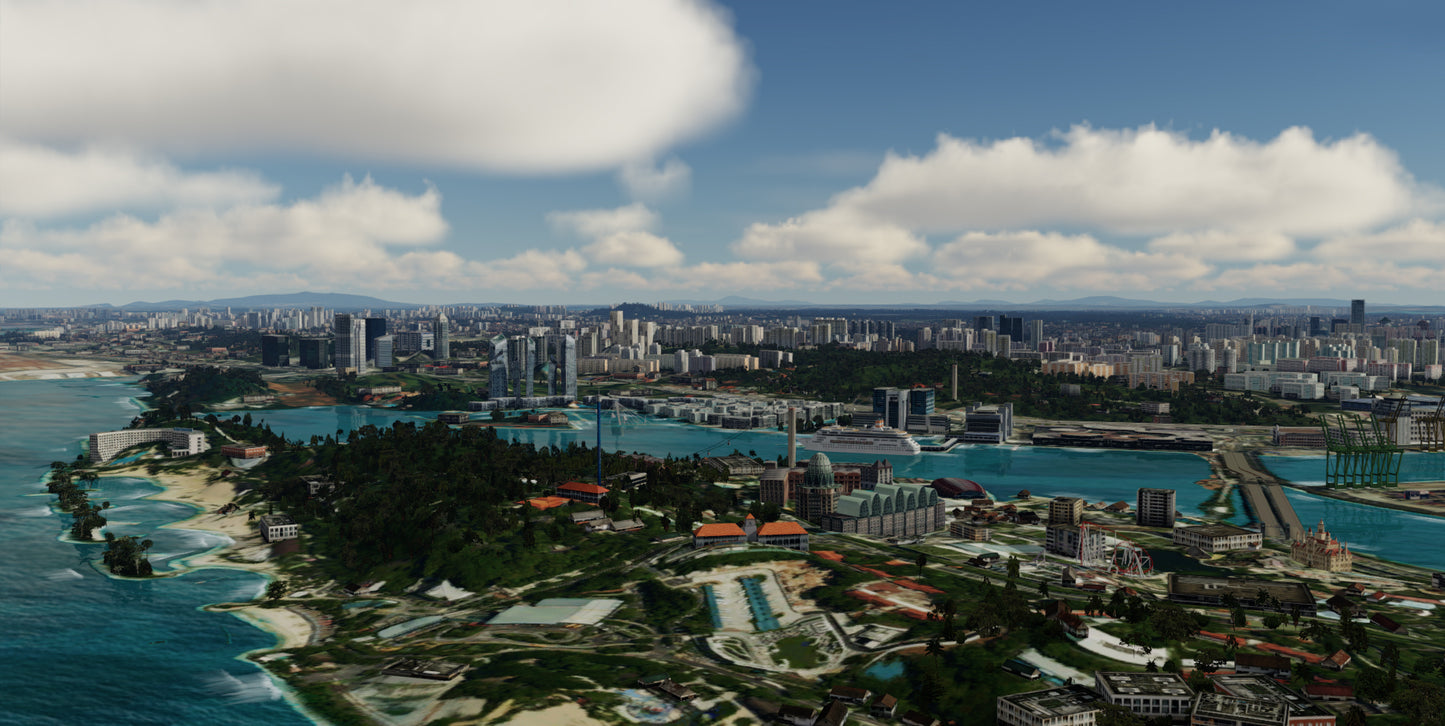 Singapore City Wow v2 for P3D