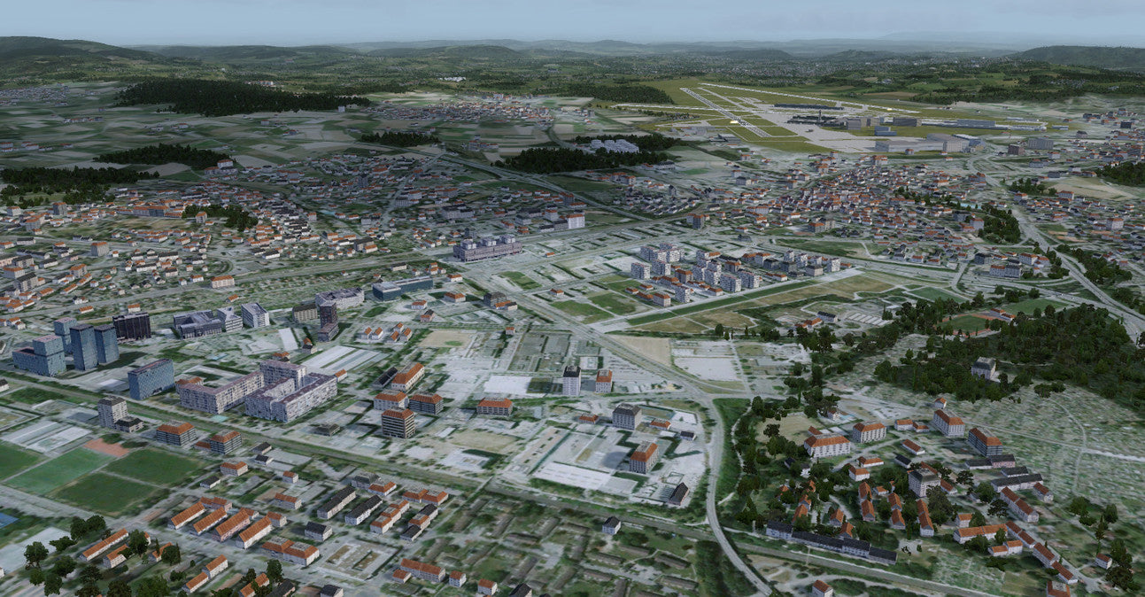 Zurich RealCity X v2 for FSX and P3D
