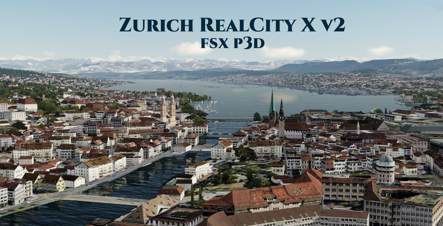 Zurich RealCity X v2 for FSX and P3D