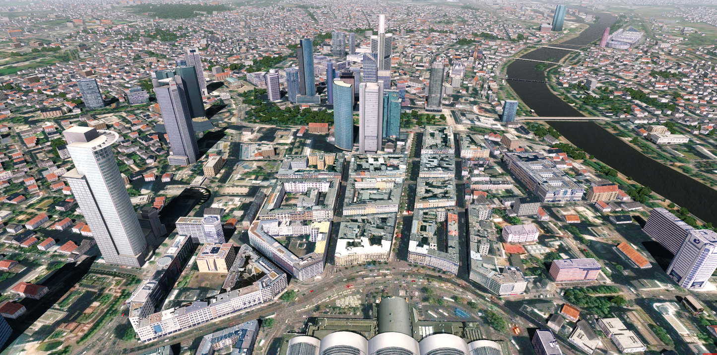 Frankfurt RealCity X2 for FSX and P3D