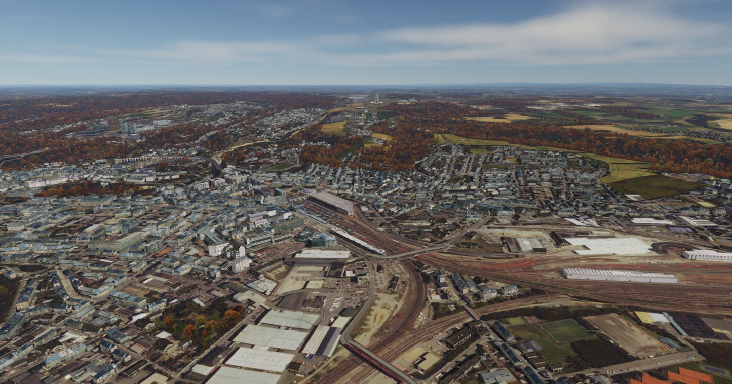 Luxembourg City XReal for FSX and P3D