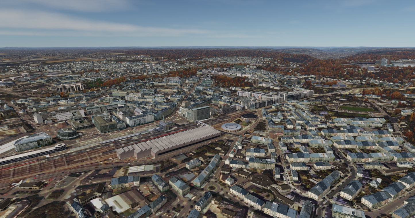 Luxembourg City XReal for FSX and P3D