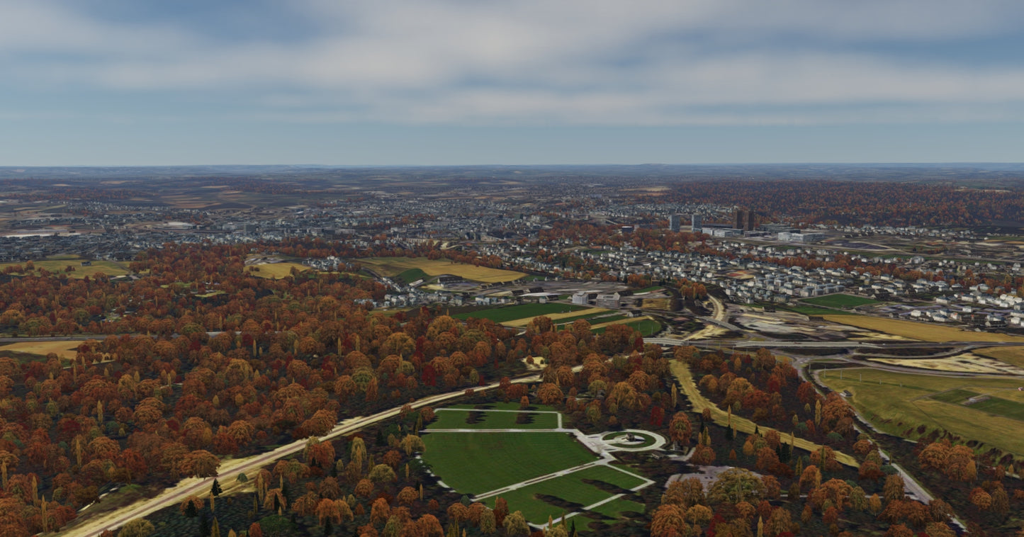 Luxembourg City XReal for FSX and P3D