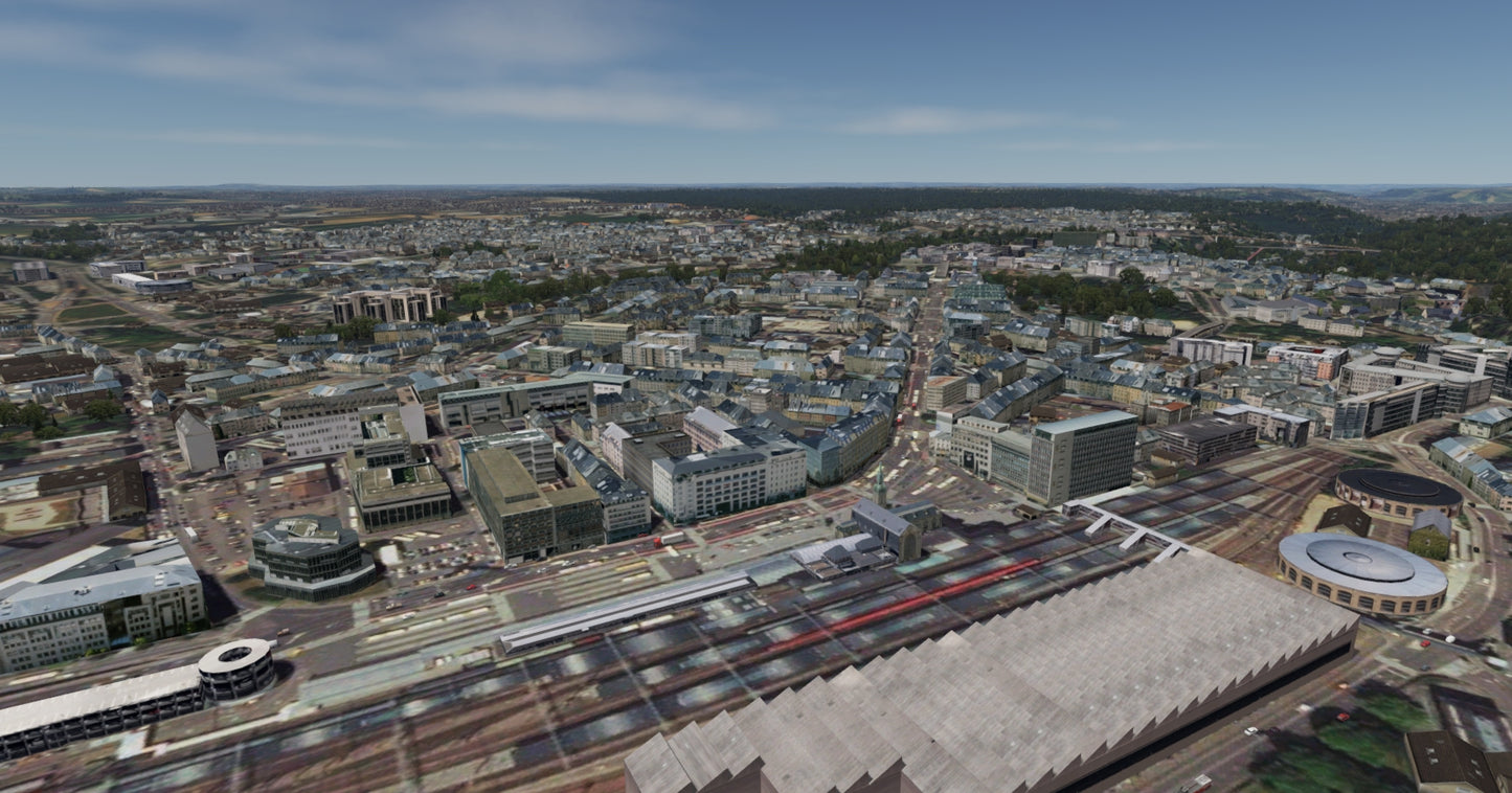 Luxembourg City XReal for FSX and P3D