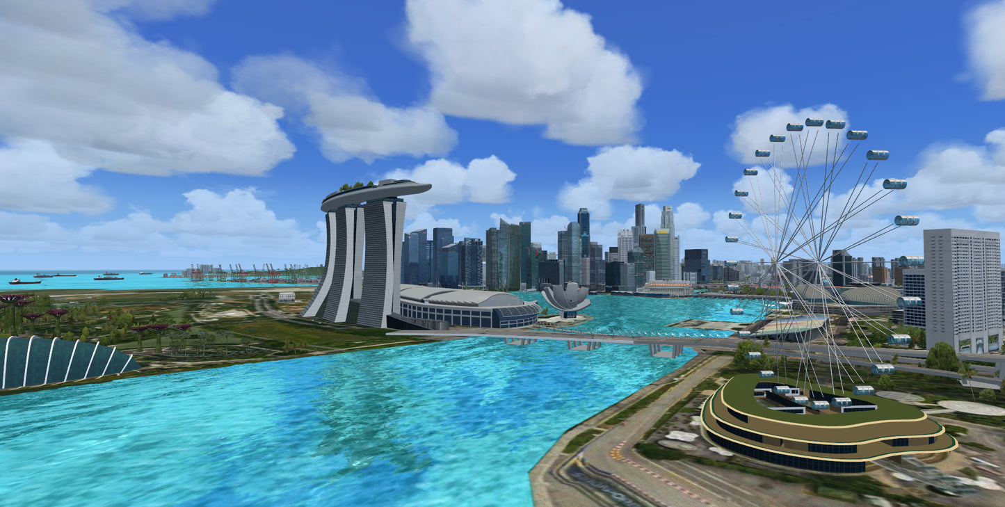 Singapore City Wow v2 for FSX