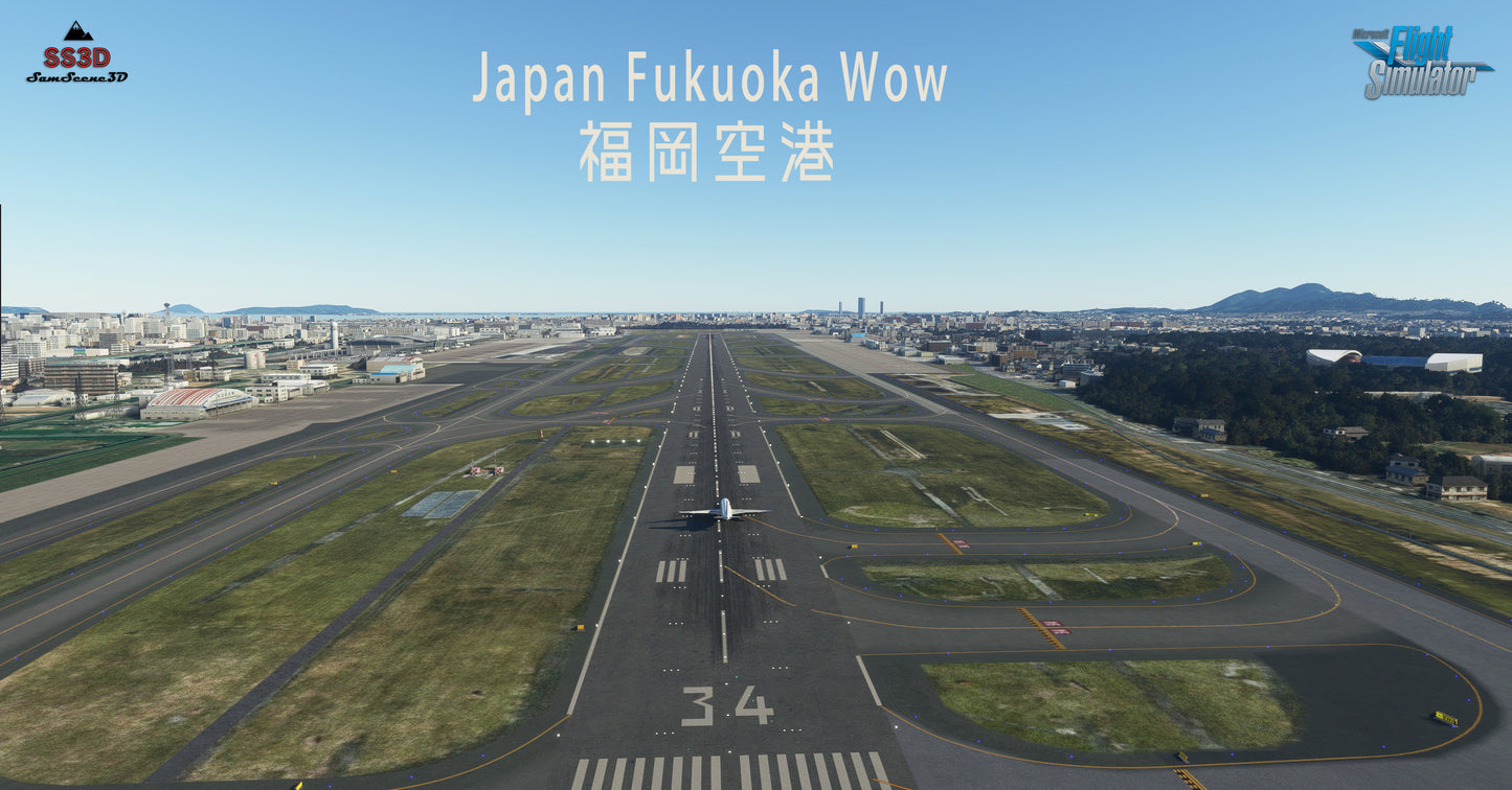 Japan Fukuoka Wow for MSFS