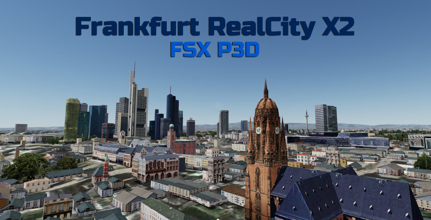 Frankfurt RealCity X2 for FSX and P3D