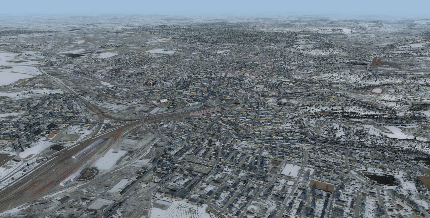 Luxembourg City XReal for FSX and P3D